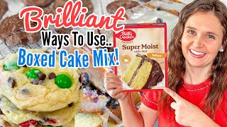 5 AMAZING Recipes Using Boxed Cake Mix | The EASIEST Quick & Tasty Desserts | Julia Pacheco
