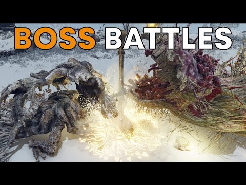 Erdtree Avatar VS Ulcerated Tree Spirit - Elden Ring Cinematic Boss VS Boss Fight #12
