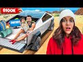 24 HOURS In TESLA CYBERTRUCK In America OMG