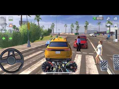Taxi Sim 2020.!! New Car Drive Los Angeles City Driving Car Gameplay || TAXI GAMER