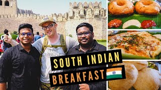 SOUTH INDIAN BREAKFAST Feast + Tour of Historic GOLCONDA FORT in HYDERABAD, India