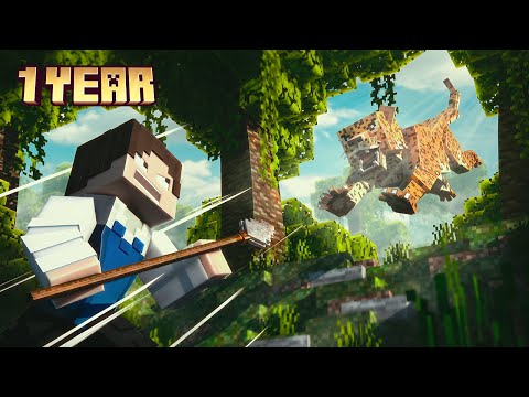 I Survived 1 YEAR In REALISTIC Minecraft Hardcore