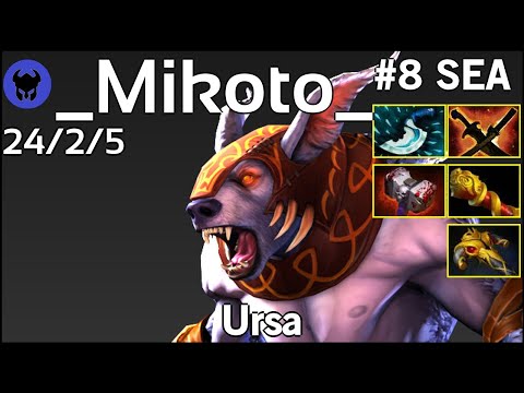 _Mikoto_ [BOOM] plays Ursa!!! Dota 2 7.21
