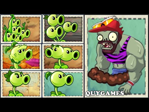Plants VS. Zombies 2 Arena | All Peashooter Pvz2 Vs Cardio Zombie