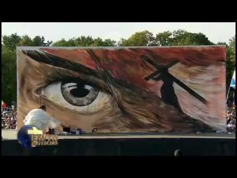 Kreuzweg beim WJT in Krakau am 29. Juli 2016