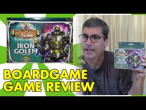 Super Dungeon Tatics Iron Golem by Soda Pop Miniatures Review