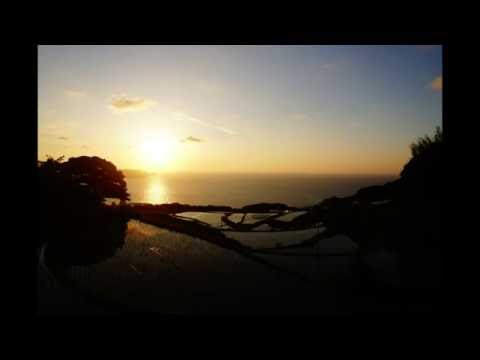 東後畑棚田 Sunset Timelapse , Beautiful Japan
