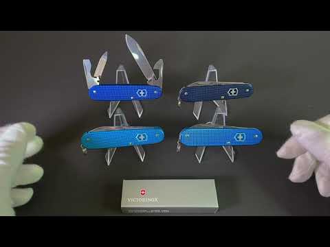 5 x Blue Victorinox Cadet Alox Limited Editions