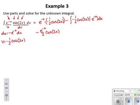 AP Calc BC: Section 7.3 - Antidifferentiantion (Integration) by Parts