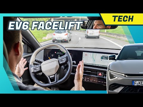 Kia EV6 2024 Facelift: neues, kapazitives Lenkrad | bessere Assistenten | Infotainment & Digital Key