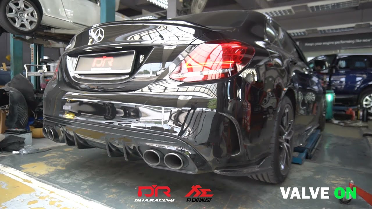 MERCEDES AMG C43 FI EXHAUST | CATBACK SYSTEM SOUND TEST