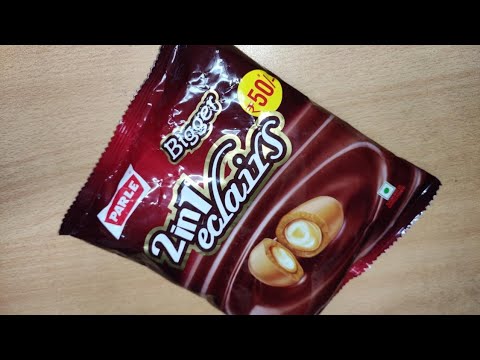 Parle 2 in 1 Eclairs Cholocate candy || Review Master