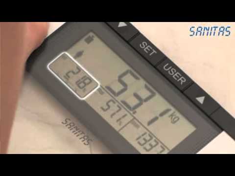 Sanitas SBG 21 Glas Diagnosewaage