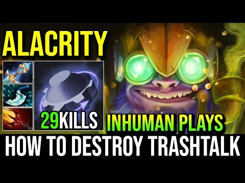 AlaCrity [Tinker] The Man With The Inhuman Plays And Destroyed Counters 29KIlls Crazy Game | Dota 2