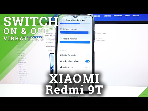 How to Change Vibration Settings in XIAOMI Redmi 9T – Enter Vibration Settings