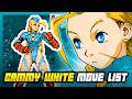 CAMMY WHITE MOVE LIST Street Fighter Alpha 3 MAX Street Fighter Zero 3 Double Upper SFA3