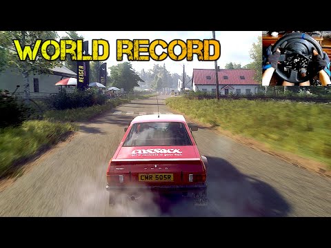 World Record #2 | DiRT Rally 2.0 - Ford Escort Mk2 | Steering Wheel Gameplay