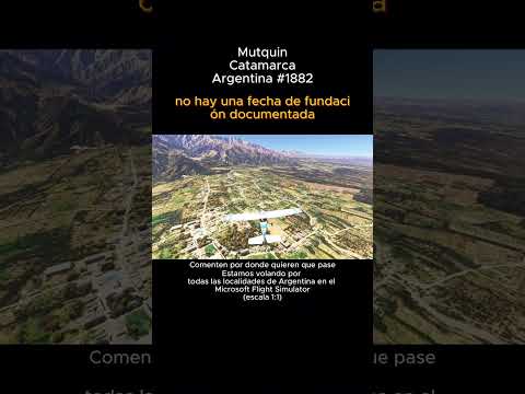 Mutquin, Catamarca desde el Microsoft Flight Simulator #mutquin #catamarca #argentina #Msfs2024