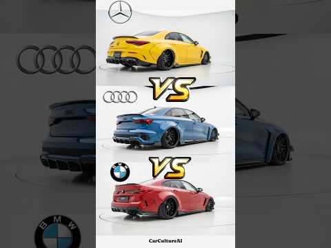 Mercedes vs Audi vs BMW - WHO WINS? #mercedes #audi #bmw #shorts