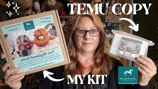 🐮 SOMEONE STOLE MY HIGHLAND COW KIT DESIGN AND PUT IT ON TEMU....So I bought it!! Comparison time 🐮