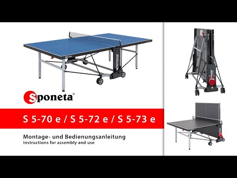 6 mm School Line udendørs bordtennisbord fra SPONETA