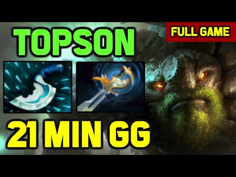 OG vs ViKin.GG - Topson MID Tiny FULL GANK MODE gameplay