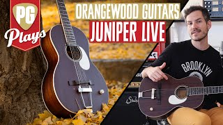 Video thumbnail for Orangewood Juniper Live Acoustic Guitar Demo by Zach Wish | PG Plays by Premier Guitar