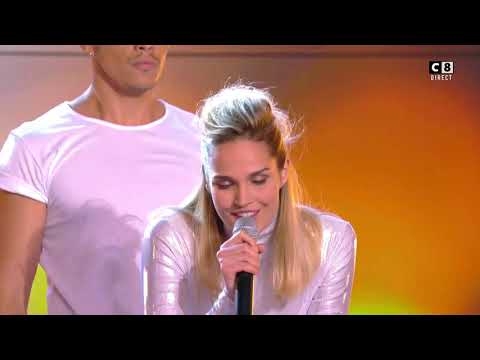 Camille Lou - Spandex / latex silver catsuit