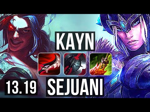 KAYN vs SEJUANI (JNG) | Penta, 1.1M mastery, 18/5/14, Godlike | BR Master | 13.19
