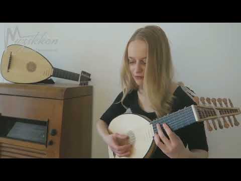 Mlle Bocquet Courante Played By Ieva Baltmiskyte on Descant Lute 7 Course