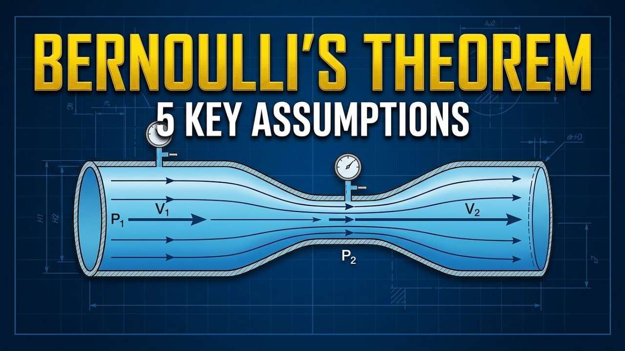 Assumption in Bernoulli's Theorem , Fluid mechanics