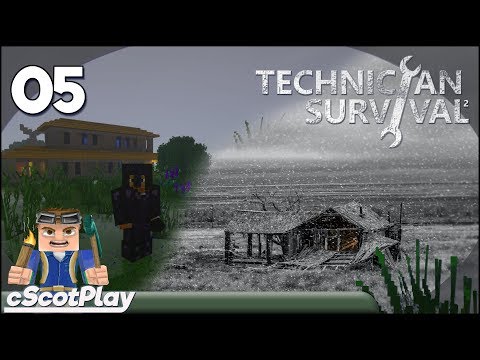 Technicians’ Survival 2 w/ cScot : Ep 05 – Finally Obsidian Tools