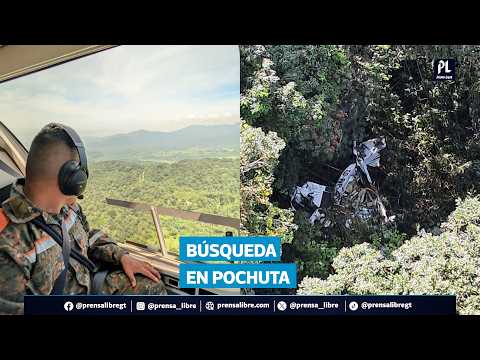 Ejército busca recuperar a tercera víctima de accidente aéreo en Chimaltenango