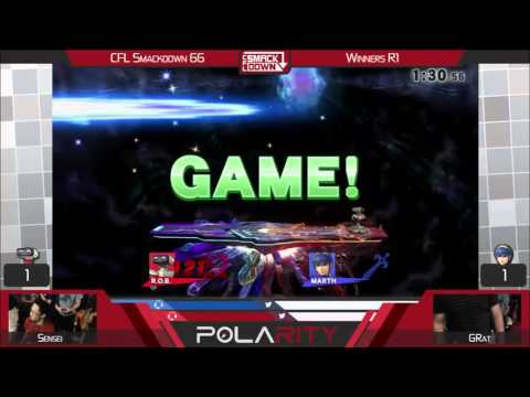 CFLS66 - Sensei (Mario/ROB) vs G-Rat (Dark Pit/Marth) - WR1 (2/2)