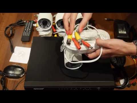 Kit Supraveghere AHD 5003 - 1MP 4 Camere exterior - www.1cctv.ro