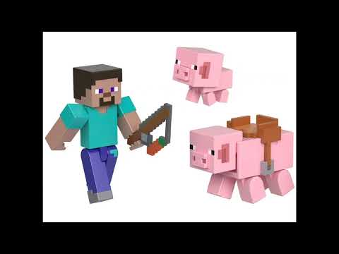 Unboxing EPIC Minecraft Steve & Pigs 2-Pack!