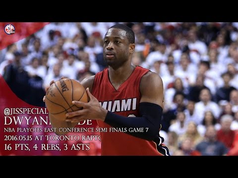 2016.05.15 East Semis G7 at Toronto Raptors Dwyane Wade Highlights, 16 pts