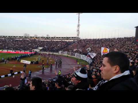 Hymn of Partizan + piro party, 150 Derbi Beograd