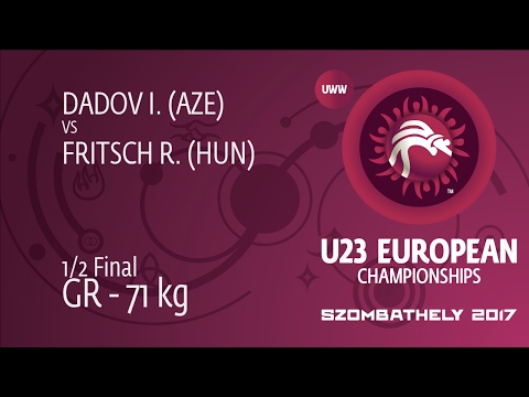 1/2 GR - 71 kg: I. DADOV (AZE) df. R. FRITSCH (HUN) by TF, 8-0