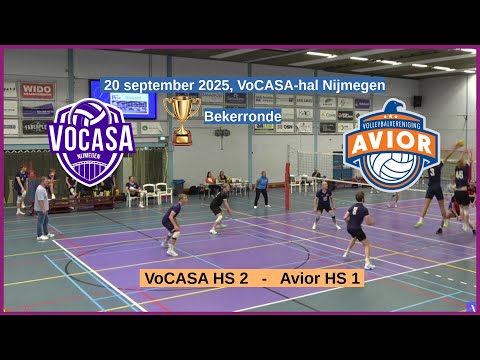 20 sep 2025 Bekerwedstrijd VoCASA H2 - Avior H1 (vervolg)