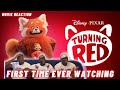 TURNING RED is amazing!! First Time Reacting to TURNING RED | Group Reaction | MOVIE MONDAY