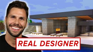 A Real Designer Builds A Mansion In Minecraft • 