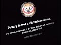 FBI Anti Piracy Warning US Logo 2015 Universal