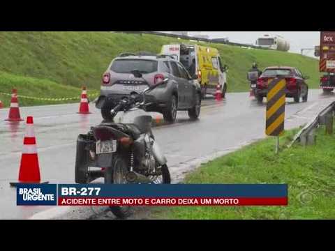 Motociclista de 19 anos morre em colisão na BR-277 em Campo Largo
