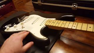 Video thumbnail for 2006 FENDER USA HIGHWAY ONE AMERICAN BLACK STRAT STRATOCASTER GUITAR UP CLOSE REVIEW VIDEO by Essex Recording Studios