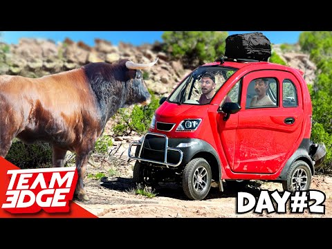 Wilderness Survival in a Tiny Car 🚗 - Day 2