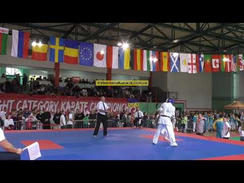 The fastest fight on 1st WKB European Championship -  Hutanu Catalin (Romania)