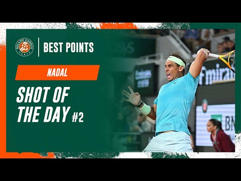 Shot of the day #2 Rafael Nadal | Roland-Garros 2024