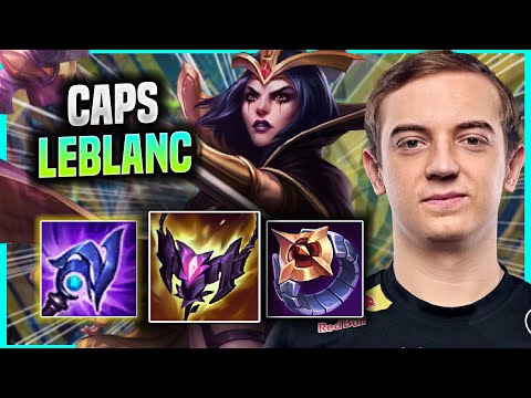 CAPS IS A MONSTER WITH LEBLANC VS JAYCE! - G2 Caps Plays Leblanc Top vs Jayce! | Season 2022