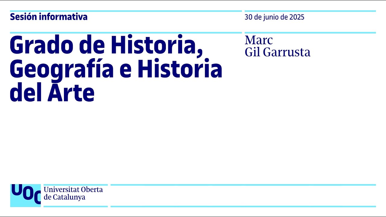 Sesión informativa del grado video link
